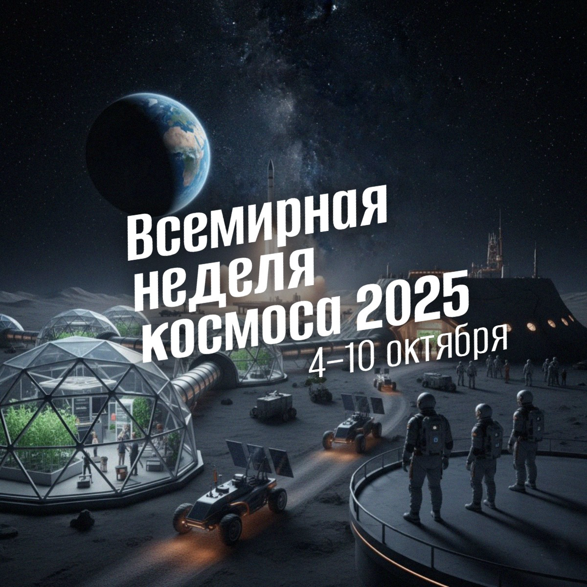Всемирная неделя космоса 2025: "Жизнь в космосе" — история, традиции и полная программа мероприятий 4–10 октября
