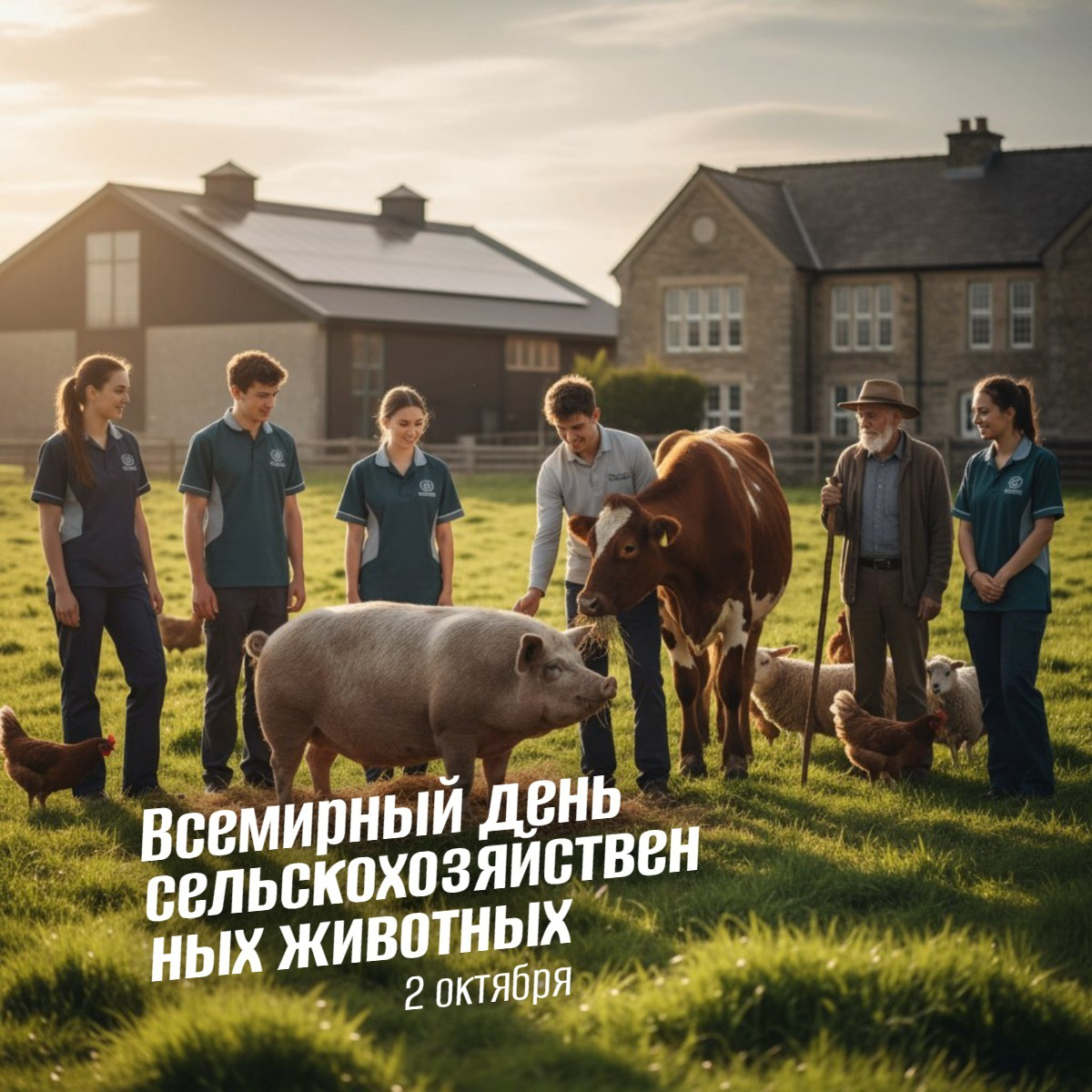 2 октября – День сельскохозяйственных животных 2025: Гуманное Животноводство, Этическая Революция и Новые Стандарты Содержания в АПК